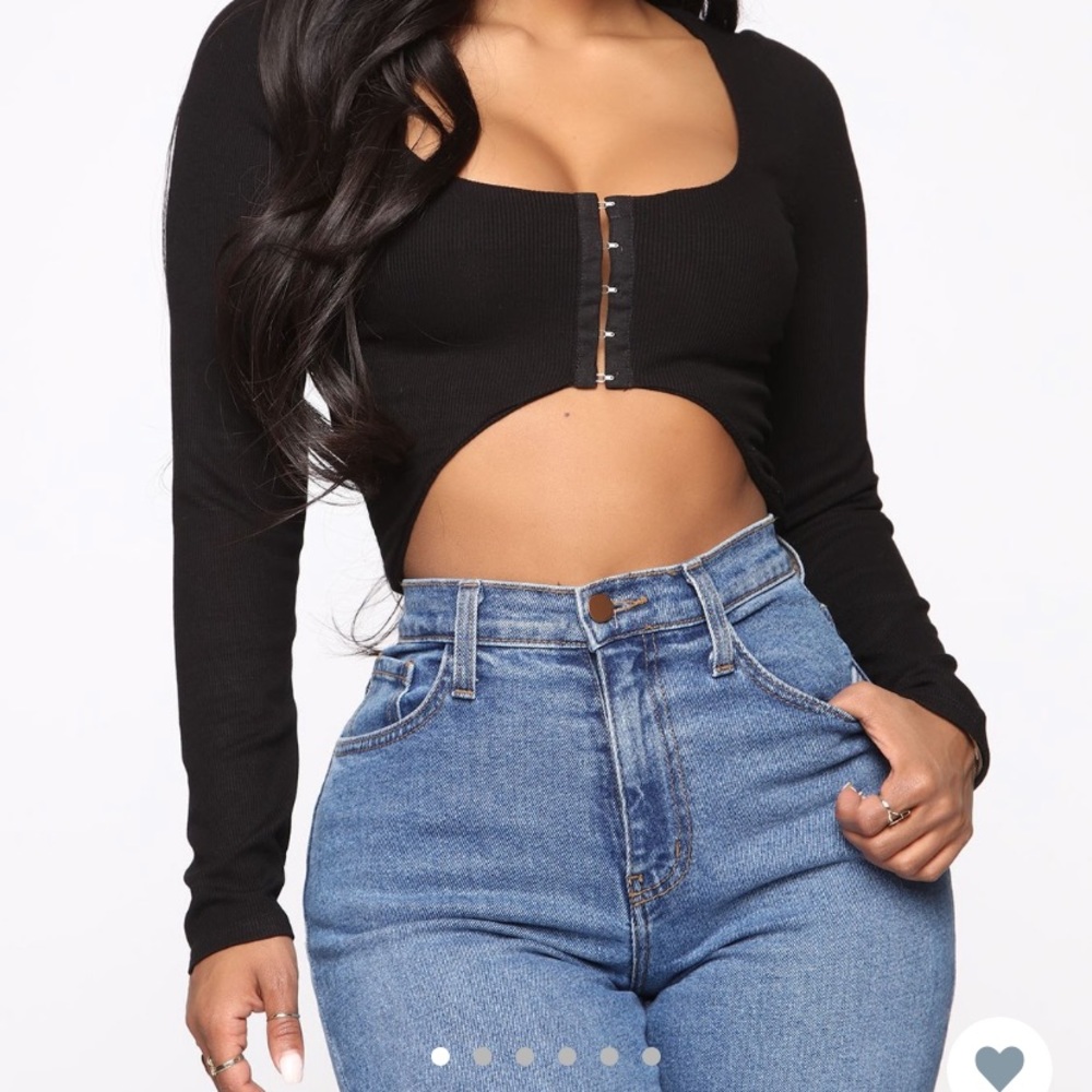 Long Sleeve Crop Top
